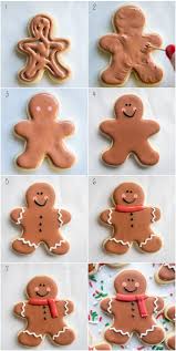 Step By Step To Making Gingerbread Men Sugar Cookies Christmas Cookies Decorated Cookie Decorating Christmas Sugar Cookies