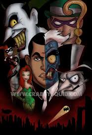 Batman The Animated Series Villains 13 X19 Poster By Djclulow Batman The Animated Series Animation Batman