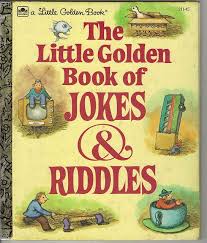 The Little Golden Book Of Jokes And Riddles Cover Little Golden Books Books Old Children S Books