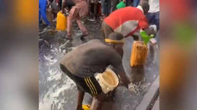 37 dead in oil theft attempt after inhaling toxic fumes in Nigeria - The Times of India