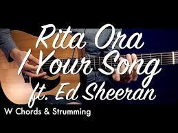 Your song guitar chords and lyrics by rita ora. Rita Ora Your Song Ft Ed Sheeran Guitar Tutorial Lesson Guitar Cover How To Play Chords Youtube