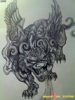 Hình xăm kỳ lân cánh tay kín. 53 Hinh XÄƒm Ká»³ Lan Y TÆ°á»Ÿng Ká»³ Lan Hinh XÄƒm XÄƒm