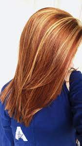 Blonde highlights and purple lowlights. New Autumn Hair Colors Most Beautiful Pictures Of Hair Colors For This Season Newest Hairstyle Trends Red Hair With Blonde Highlights Red Hair With Highlights Red Blonde Hair