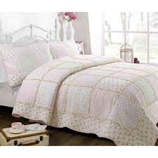 King thor microfiber quilt set. Light Peach Floral Patchwork Quilt Set Overstock 18221073