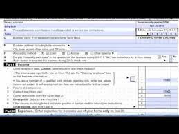 Commonly used irs federal tax forms 2. Schedule C Form 1040 Tax Return Preparation By Businessaccountant Com Youtube
