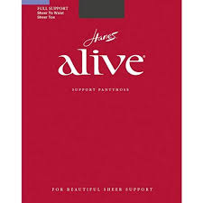 Hanes Alive Full Support Sheer To Waist Pantyhose 3 Pack