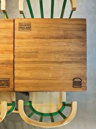 Shake Shack Nyc Detail Of The Table Restaurant Table Tops Restaurant Interior Design Furniture Stores Nyc