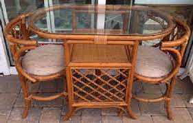 High Quality Used Furniture At Fine Home Consignments Wicker Table And Chairs Bistro Set Indoor Space Saving Dining Table