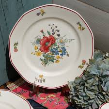 1920s ~ "FLEURS DES CHAMPS" VILLEROY & BOCH ~ French German Antique Ir