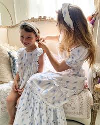 Mother Daughter Moments In Our New Lele Sadoughi X Loveshackfancy Headbands Loveshackfancy Fashion Flower Girl Dresses