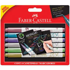 Caneta Hidrográfica Ponta Fina Preta Fine Pen Faber Castell Caneta Hidrografica 06 Cores Metalica 15 1406 Faber Castell Escrita Corretivos Kalunga Com Acessorios Para Escola Caneta Hidrografica Coisas De Papelaria