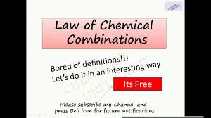 Law Of Chemical Combinations Lets Do It Chemical Combination