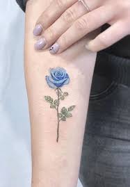 44 Best Ever Small Tattoos For Everyone Omg Cheese Blue Rose Tattoos Rose Tattoos For Women Rose Tattoo Design