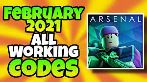 Active arsenal redeem codes february 2021. February 2021 All Working Codes In Arsenal Roblox Arsenal Codes 2021 Youtube