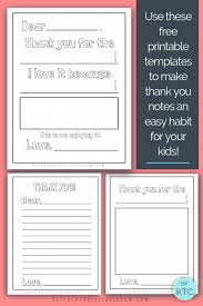 Printable Thank You Cards For Kids The Kitchen Table Classroom Printable Thank You Cards Printable Note Cards Thank You Cards From Kids