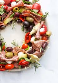 Your guests arrive but christmas dinner is not quite ready yet. Christmas Wreath Antipasto Skewers Easy Party Appetizer Idea