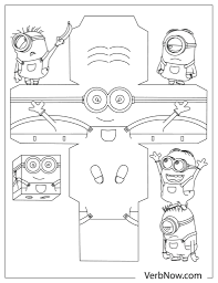 Printable coloring and activity pages are one way to keep the kids happy (or at least occupie. Free Minions Coloring Pages For Download Printable Pdf