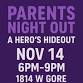 Parent's Night Out "A Hero’s Hideout" event in Lawton, OK