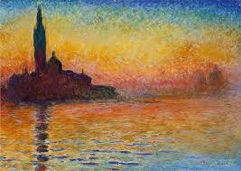 The correct colors aren't the only thing needed for a good sky. San Giorgio Maggiore At Dusk 1908 By Claude Monet