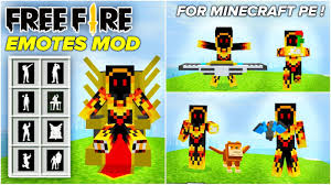 The mod should now be installed, open garena to check it out! Free Fire Emotes Mod For Minecraft Pe