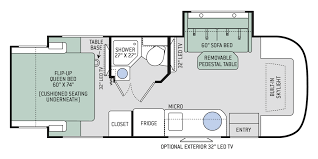 2018 Compass 24tx Floor Plan Floor Plans Thor Motor Coach Motorhomes For Sale
