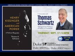 Henry Kissinger biography, with Thomas Schwartz