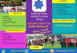 Pada postingan kali ini guru abata akan membagikan contoh brosur penerimaan peserta didik baru untuk sekolah dasar. Download Brosur Penerimaan Siswa Baru Ppdb File Word Bisa Di Edit