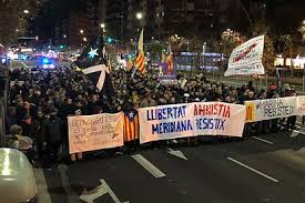 El Govern toleró de manera irregular el corte independentista de la avenida  Meridiana de Barcelona | Cataluña
