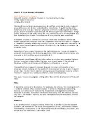 It has to been established that people with different personalities have different susceptibilities. Doc How To Write A Research Proposal Fatana Aziz Academia Edu
