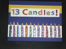 Birthday Card Ideas For 13 Year Old Boy Birthday Card For 13 Year Old Kids Cards Birthday Cards Homemade Cards