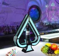 LED Lighted Liquor Bottle Display Shelf Champagne Bottle Presenter US  Standard
