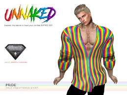 So many unique combinations of our styles exist, as we pride ourselves on having easily paired and easily layered pieces. Second Life Marketplace Unnaked Half Unbuttoned Shirt Aesthetic Pride