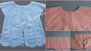 Etekten Baslamali Supurge Orgu Modeli Bebek Yelegi Yapilisi Orgu Bebek Bebek Elbise Ogreticileri