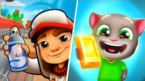 ⚡ Subway Surfers VS Talking Tom Gold Run 🏃‍♂️🐱