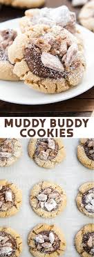Muddy Buddy Cookies Turn The Popular Chocolate And Peanut Butter Snack Into A Delicious Cookie Peanut Butter Recipes Amazing Cookie Recipes Easy Cookie Recipes