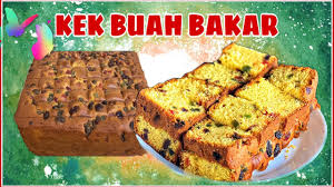 Bahan resepi kek oren moist : Kek Buah Bakar Youtube
