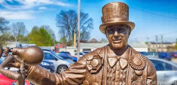 Statue of Mr. Pumpkin, Sycamore, Illinois