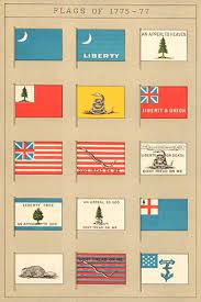 Flags Of 1775 77 Art Print American Flag History Historical American Flags War Flag