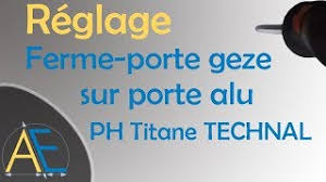 A word which used to refer to the male getting married at a wedding or, as a verb, meant to look ater your appearance. Reglage Ferme Porte Geze Sur Porte Alu Ph Titane Technal Youtube