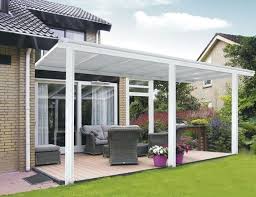 Prix pergola aluminium pour terrasse. Toit Terrasse Pergola 6x3 M En Aluminium Blanc