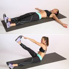 Standing crossover toe touches (also known as alternate toe touches) is a functional standing abs exercise targeting the obliques. Alternating Toe Reach Pro Runner Jasmine Blocker Never Skips These 3 Bodyweight Exercises For Her Abs Popsugar Fitness Photo 4