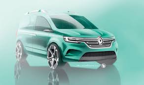 Electric Renault Kangoo Ze Concept Previews Next Generation Compact Van Coming In 2020 Carscoops Renault Kangoo Car Design Sketch Car Sketch