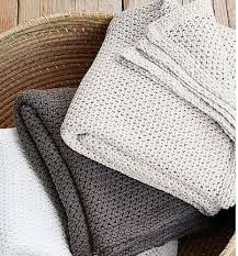 A classic, weightier cotton blanket: Accessories High Low Cotton Throw Remodelista