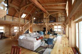 Barn style house plans feature simple rustic exteriors perhaps with a gambrel roof or of course barn doors. Barn House Interior Wild Country Fine Arts