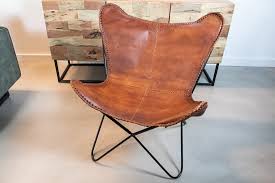B 48 cm t 55 cm h 99 cm lieferzeit: Schmetterling Stuhl Leder Vpe2