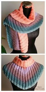 Are there any easy knitting patterns for shawls? Knit Ribbed Shawlette Free Knitting Pattern Knitting Pattern