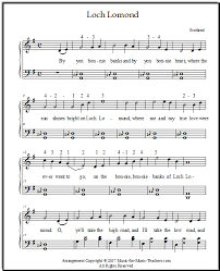 Loch lomond is a traditional scottish folk song which was first published in vocal melodies of scotland in 1841. Loch Lomond Lyrics Sheet Music Guitar Tabs Easy