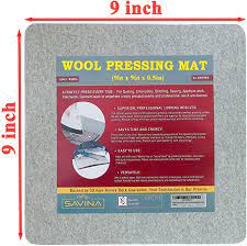 Amazon Com Small Wool Pressing Mat For Quilting 9 X 9 100 Felted Wool Ironing Pad For Quilter By Savina Travel Ironing Pad Travel Size Products Quilts