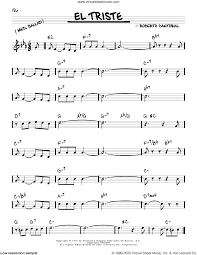 Sem nação ainda não enviou a letra e o clipe dessa música. Cantoral El Triste Sheet Music Real Book Melody And Chords Real Book