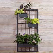 Wall Grill Trellis In Iron Wall Planters Outdoor Wall Trellis Planter Trellis